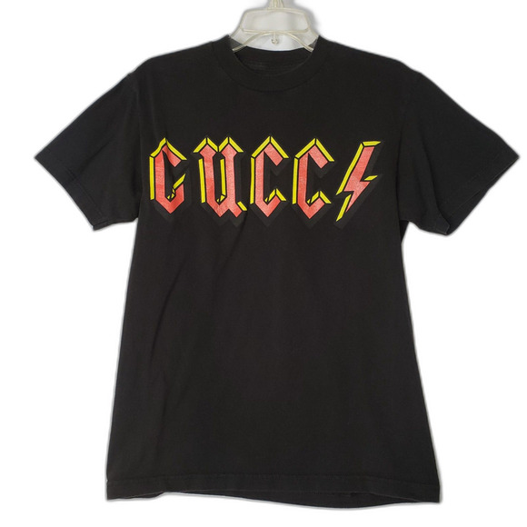 SECRET CLUB CUCCI Black T Shirt Size Medium - Picture 5 of 5